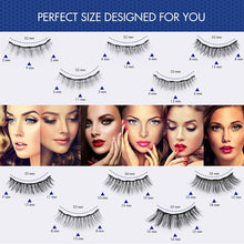 Load image into Gallery viewer, HSBCC Updated 10 Pairs 3D 6D Magnetic Eyelashes and Eyeliner Kit